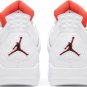 Mens Wmns Air Jordan 4 Retro Orange Metallic CT8527 118 / 408452 118