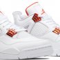Mens Wmns Air Jordan 4 Retro Orange Metallic CT8527 118 / 408452 118