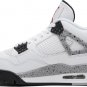 Mens Wmns Air Jordan 4 Retro OG White Cement 2016 840606 192 / 836016 192