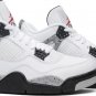Mens Wmns Air Jordan 4 Retro OG White Cement 2016 840606 192 / 836016 192