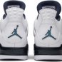 Mens Wmns Air Jordan 4 Retro LS Legend Blue 314254 107