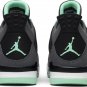 Mens Wmns Air Jordan 4 Retro Green Glow 308497 033 / 408452 033