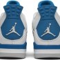 Mens Wmns Air Jordan 4 Retro Military Blue 2012 308497 105 / 408452 105
