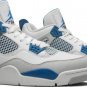 Mens Wmns Air Jordan 4 Retro Military Blue 2012 308497 105 / 408452 105