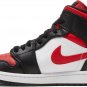 Mens Wmns Air Jordan 1 Mid Bred Toe 554724 079