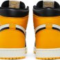 Mens Wmns Air Jordan 1 Retro High OG Yellow Toe 555088 711