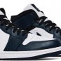 Mens Wmns Air Jordan 1 Mid Armory Navy 554724 411
