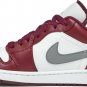 Mens Wmns Air Jordan 1 Low Cherrywood Red 553558 615