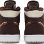 Mens Wmns Air Jordan 1 Mid SE Cream Dark Chocolate DO6699 200
