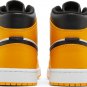 Mens Wmns Air Jordan 1 Mid Reverse Yellow Toe 554724 701