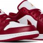 Mens Wmns Air Jordan 1 Low Cardinal Red 553558 607