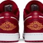 Mens Wmns Air Jordan 1 Low Cardinal Red 553558 607
