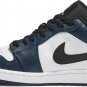 Mens Wmns Air Jordan 1 Low Dark Teal 553558 411