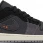 Mens Wmns Air Jordan 1 Low SE Craft Inside Out - Black DN1635 001