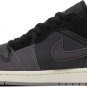 Mens Wmns Air Jordan 1 Low SE Craft Inside Out - Black DN1635 001