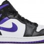 Mens Wmns Air Jordan 1 Mid Dark Iris 554724 095