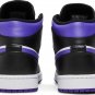 Mens Wmns Air Jordan 1 Mid Dark Iris 554724 095