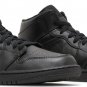 Mens Wmns Air Jordan 1 Mid Triple Black 2022 554724 093