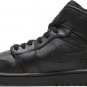 Mens Wmns Air Jordan 1 Mid Triple Black 2022 554724 093