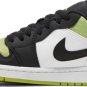 Mens Wmns Air Jordan 1 Low SE Vivid Green Snakeskin DX4446 301