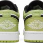 Mens Wmns Air Jordan 1 Low SE Vivid Green Snakeskin DX4446 301