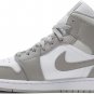 Mens Wmns Air Jordan 1 Mid College Grey 554724 082