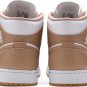 Mens Wmns Air Jordan 1 Mid Tan Gum 554724 271