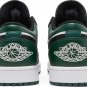 Mens Wmns Air Jordan 1 Low Green Toe 553558 371