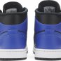 Mens Wmns Air Jordan 1 Mid Hyper Royal 554724 077