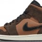Mens Wmns Air Jordan 1 Mid SE Dark Chocolate DC7294 200