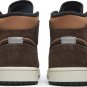 Mens Wmns Air Jordan 1 Mid SE Dark Chocolate DC7294 200