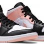 Mens Wmns Air Jordan 1 Mid Crimson Tint 554724 133