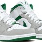 Mens Wmns Air Jordan 1 Mid SE Grey Pine Green DC7294 103