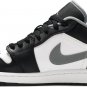 Mens Wmns Air Jordan 1 Low Black Medium Grey 553558 040