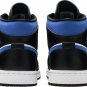 Mens Wmns Air Jordan 1 Mid Racer Blue 554724 140