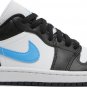 Mens Wmns Air Jordan 1 Low Black University Blue DC0774 041