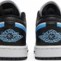 Mens Wmns Air Jordan 1 Low Black University Blue DC0774 041