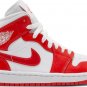 Mens Wmns Air Jordan 1 Mid Habanero Red BQ6472 116