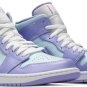 Mens Wmns Air Jordan 1 Mid Purple Pulse 554724 500