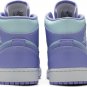 Mens Wmns Air Jordan 1 Mid Purple Pulse 554724 500