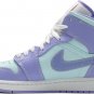 Mens Wmns Air Jordan 1 Mid Purple Pulse 554724 500