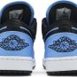 Mens Wmns Air Jordan 1 Low University Blue Black 553558 403
