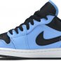Mens Wmns Air Jordan 1 Low University Blue Black 553558 403