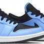 Mens Wmns Air Jordan 1 Low University Blue Black 553558 403