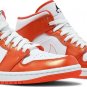 Mens Wmns Air Jordan 1 Mid SE Electro Orange DM3531 800