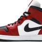 Mens Wmns Air Jordan 1 Mid Chicago Black Toe 554724 069