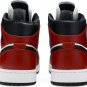 Mens Wmns Air Jordan 1 Mid Chicago Black Toe 554724 069