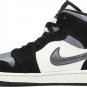 Mens Wmns Air Jordan 1 Mid SE Satin Smoke Grey 852542 011