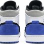Mens Wmns Air Jordan 1 Mid SE Royal Black Toe 852542 102