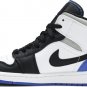 Mens Wmns Air Jordan 1 Mid SE Royal Black Toe 852542 102